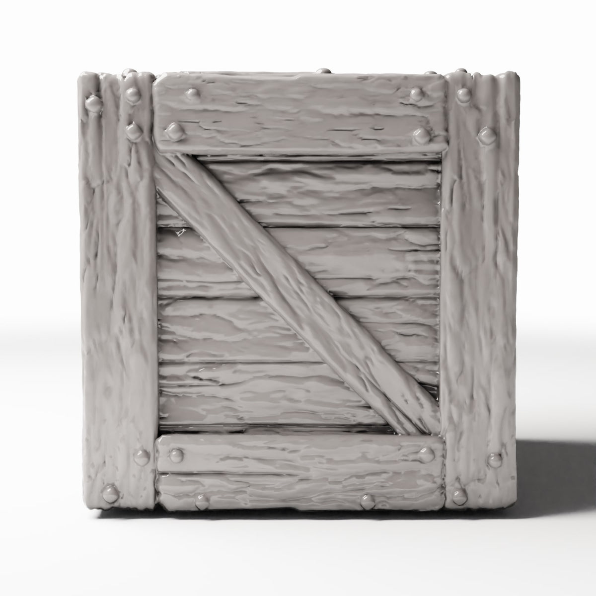 Photo produit pour diorama et modélisme 2 : Accessoires de diorama : caisse miniature rustique (Ref. 1369D)