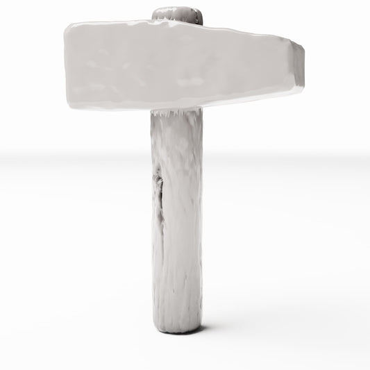 Photo produit pour diorama et modélisme 0 : Atelier de diorama : grand marteau de forge, outil de diorama (Ref. 1402D)