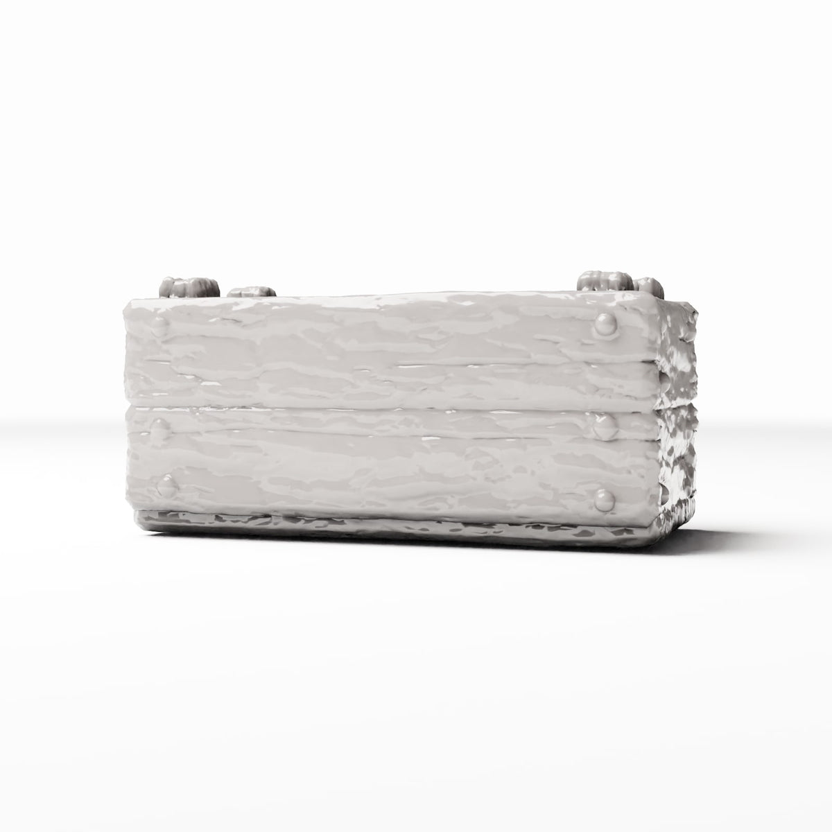 Photo produit pour diorama et modélisme 0 : Accessoires de diorama : petite caisse de marché à texture bois (Ref. 1426D)