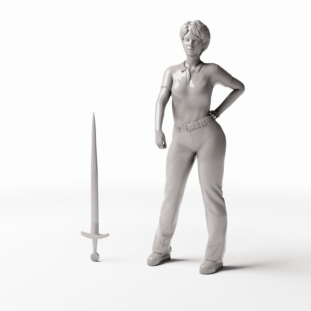 Photo produit pour diorama et modélisme 1 : Armes de diorama : épée forgée pour dioramas militaires (Ref. 1460D)