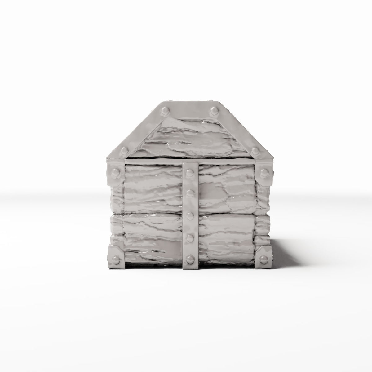 Photo produit pour diorama et modélisme 2 : Accessoires de stockage pour diorama : coffre au trésor moyen (Ref. 1464D)