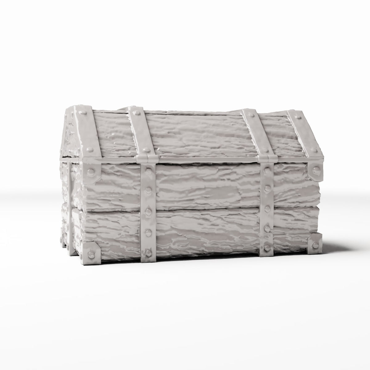 Photo produit pour diorama et modélisme 3 : Accessoires de stockage pour diorama : coffre au trésor moyen (Ref. 1464D)