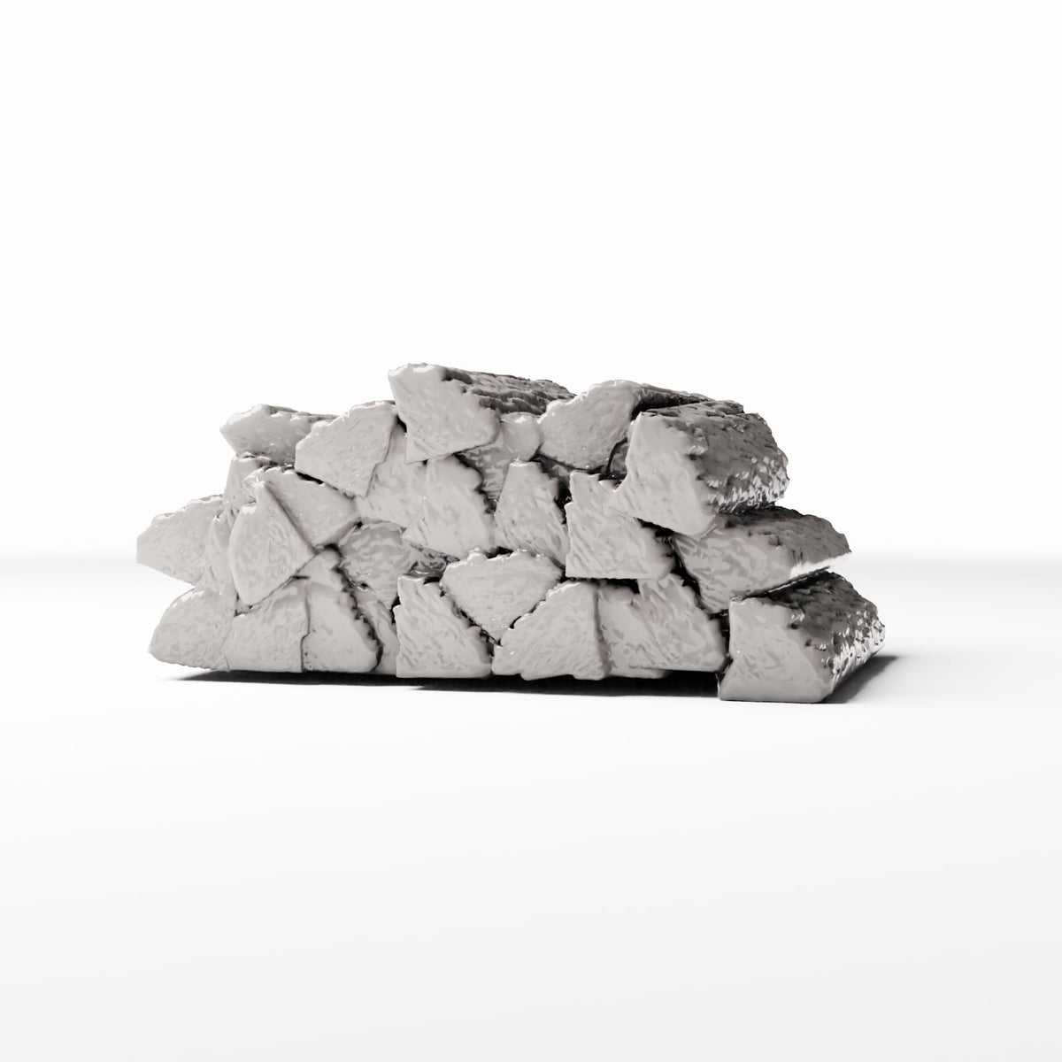 Photo produit pour diorama et modélisme 0 : Atelier Diorama : pile de bois de chauffage pour diorama d’atelier (Ref. 1481D)