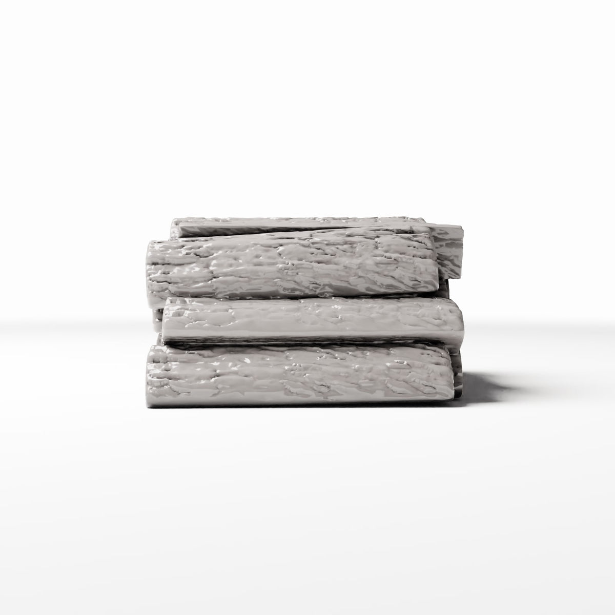 Photo produit pour diorama et modélisme 2 : Atelier Diorama : pile de bois de chauffage pour diorama d’atelier (Ref. 1481D)