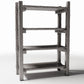 Photo produit pour diorama et modélisme 3 : Mobilier de diorama : étagère miniature rustique en forme d’échelle (Ref. 1484D)