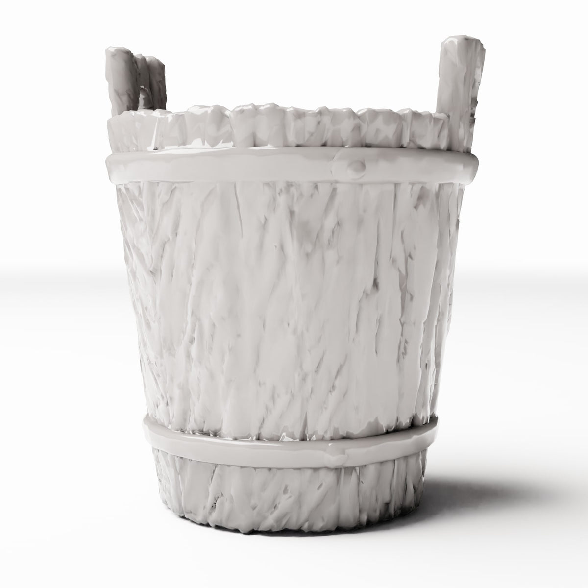 Photo produit pour diorama et modélisme 0 : Objets du quotidien pour diorama : seau rustique en bois pour intérieur de diorama (Ref. 1489D)