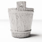 Photo produit pour diorama et modélisme 2 : Objets du quotidien pour diorama : seau rustique en bois pour intérieur de diorama (Ref. 1489D)