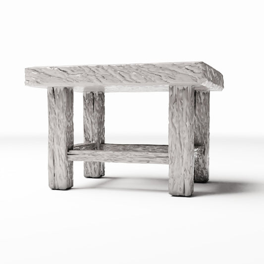 Photo produit pour diorama et modélisme 0 : Mobilier de diorama : chaise miniature rustique en bois (Ref. 1493D)