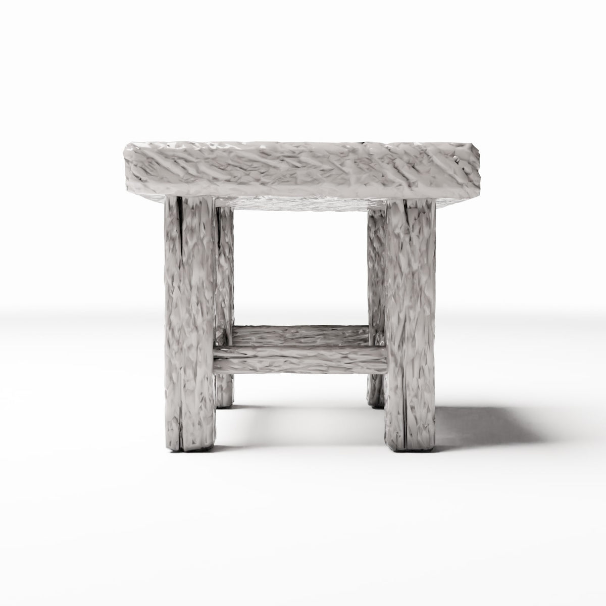 Photo produit pour diorama et modélisme 2 : Mobilier de diorama : chaise miniature rustique en bois (Ref. 1493D)