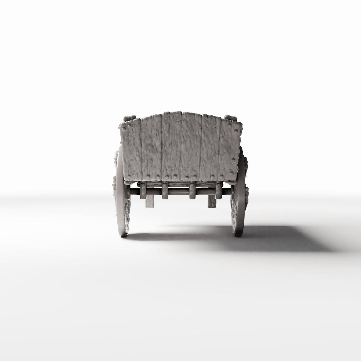 Diorama Modellbau Produktfoto 2: Diorama Lagerzubehör: Hölzerner Handkarren für den Bauernhof (Ref. 1494D)