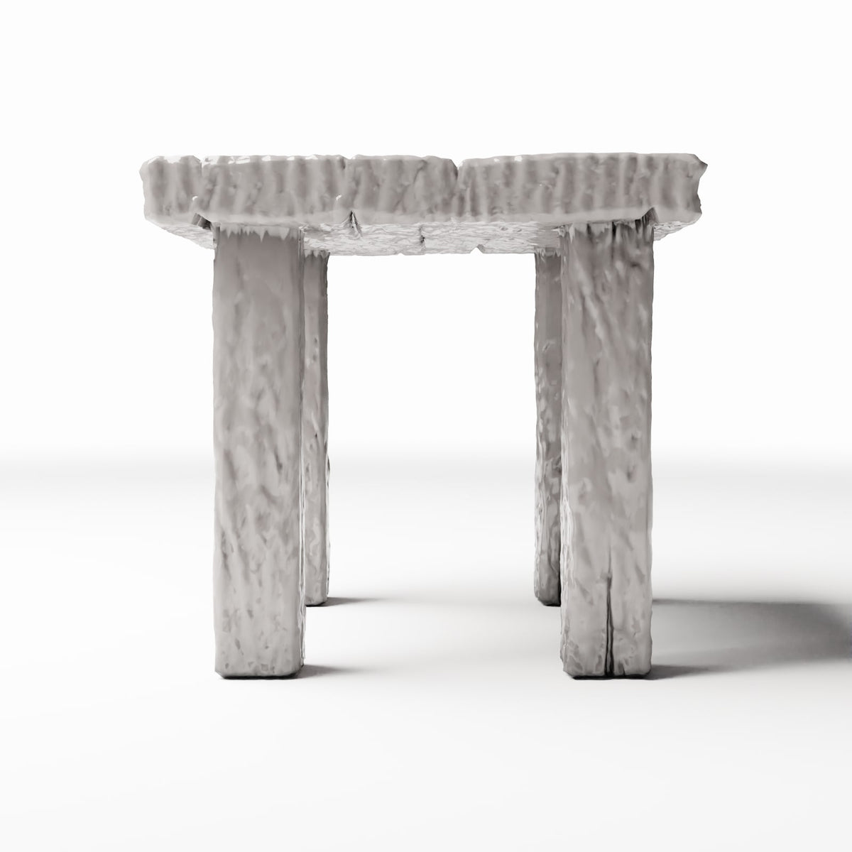Diorama Modellbau Produktfoto 2: Diorama Küche: Rustikaler Holztisch für die Miniaturküche (Ref. 1503D)