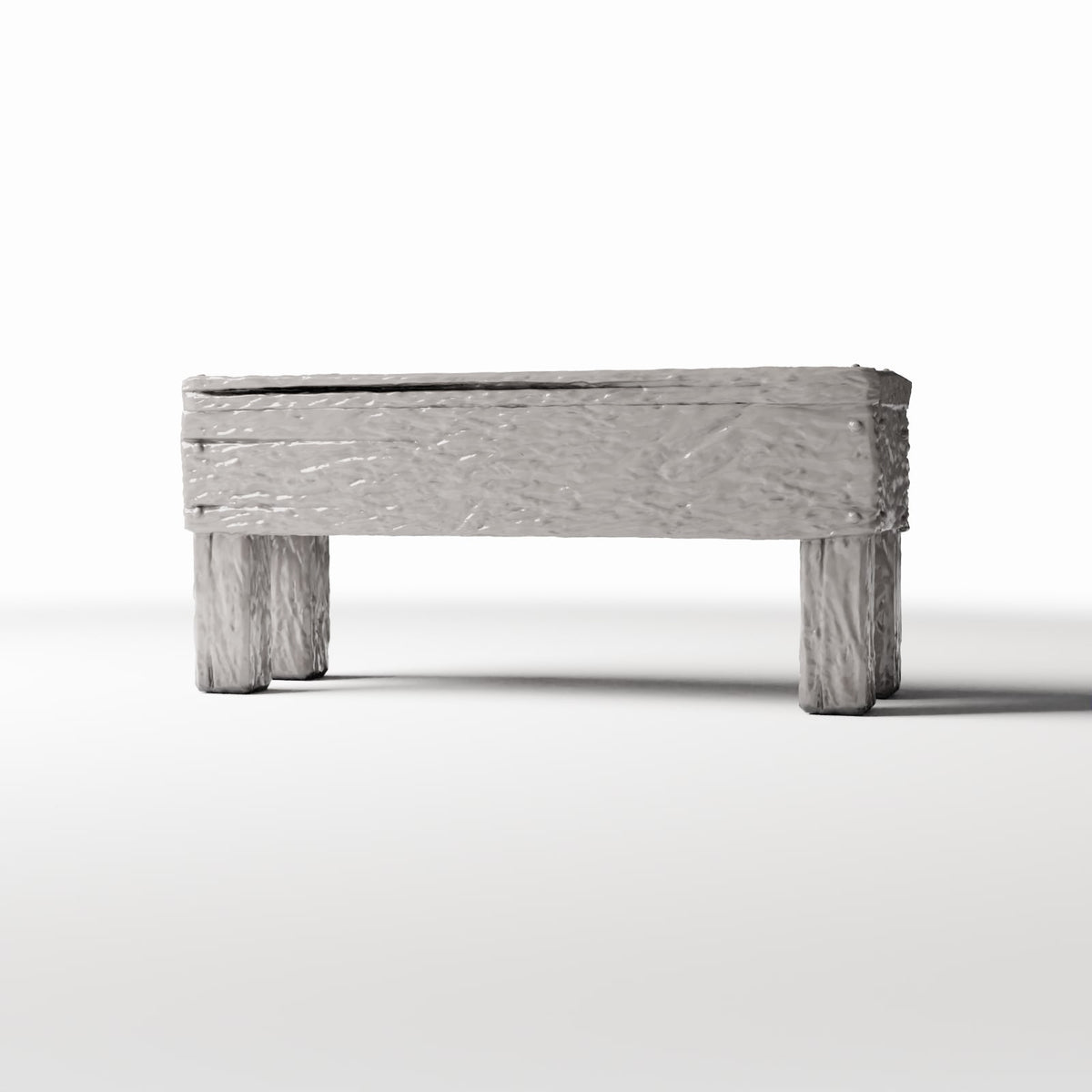 Photo produit pour diorama et modélisme 0 : Cuisine de diorama : table rustique en bois pour cuisine miniature (Ref. 1504D)