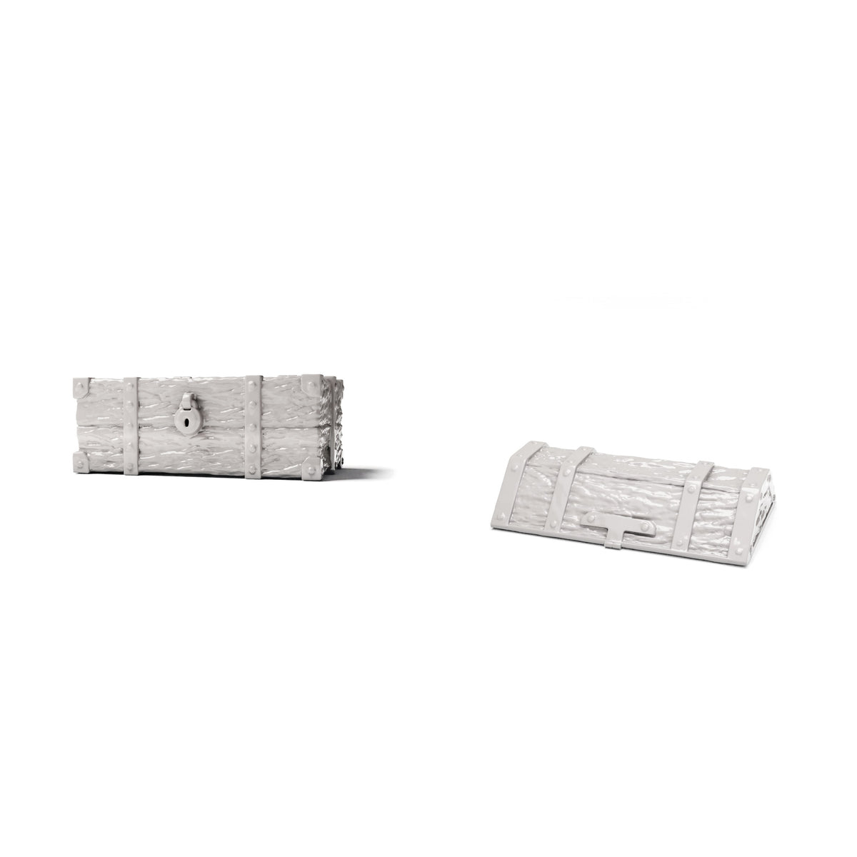 Photo produit pour diorama et modélisme 0 : Accessoires de diorama : grand coffre au trésor ouvert (Ref. 1521D)