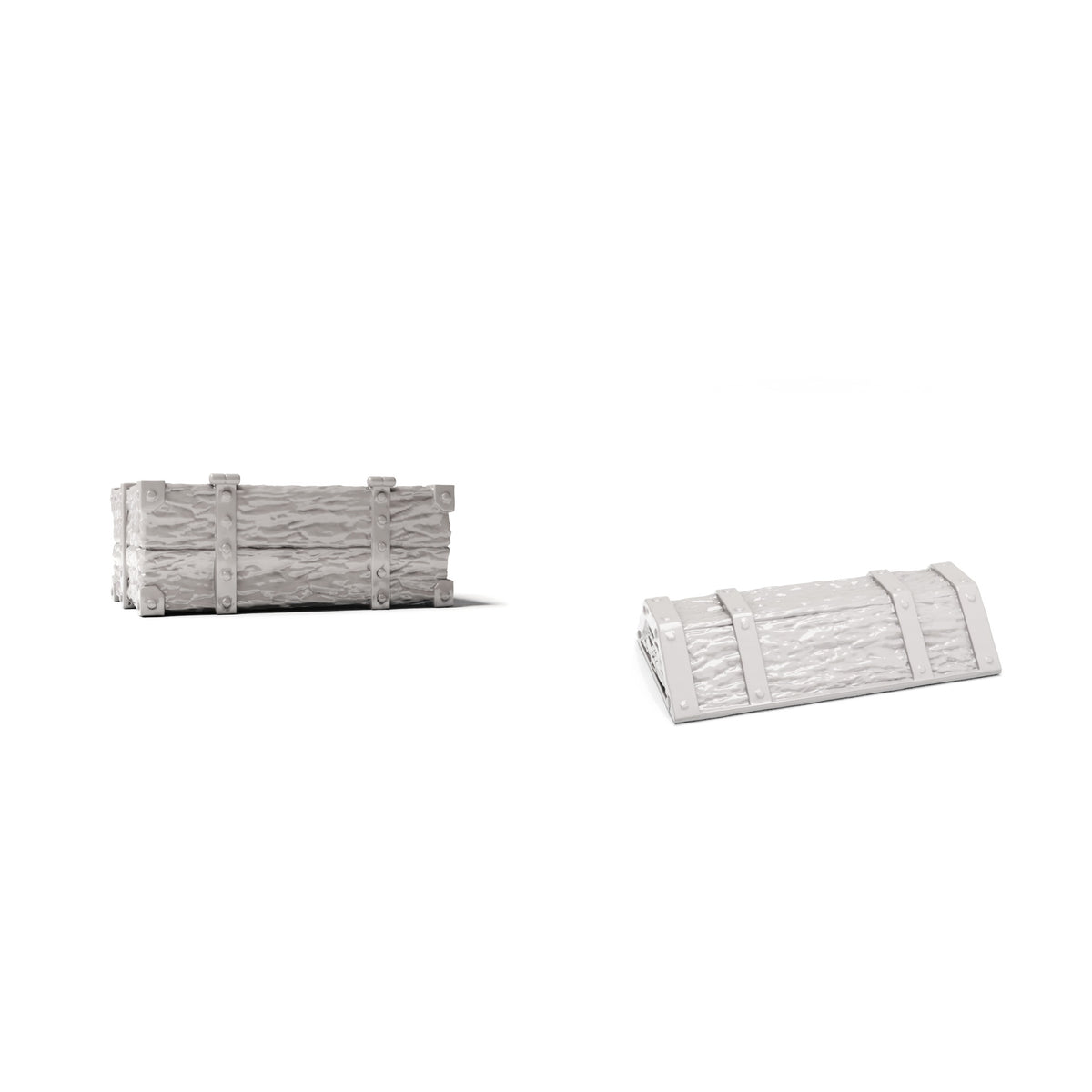 Photo produit pour diorama et modélisme 3 : Accessoires de diorama : grand coffre au trésor ouvert (Ref. 1521D)
