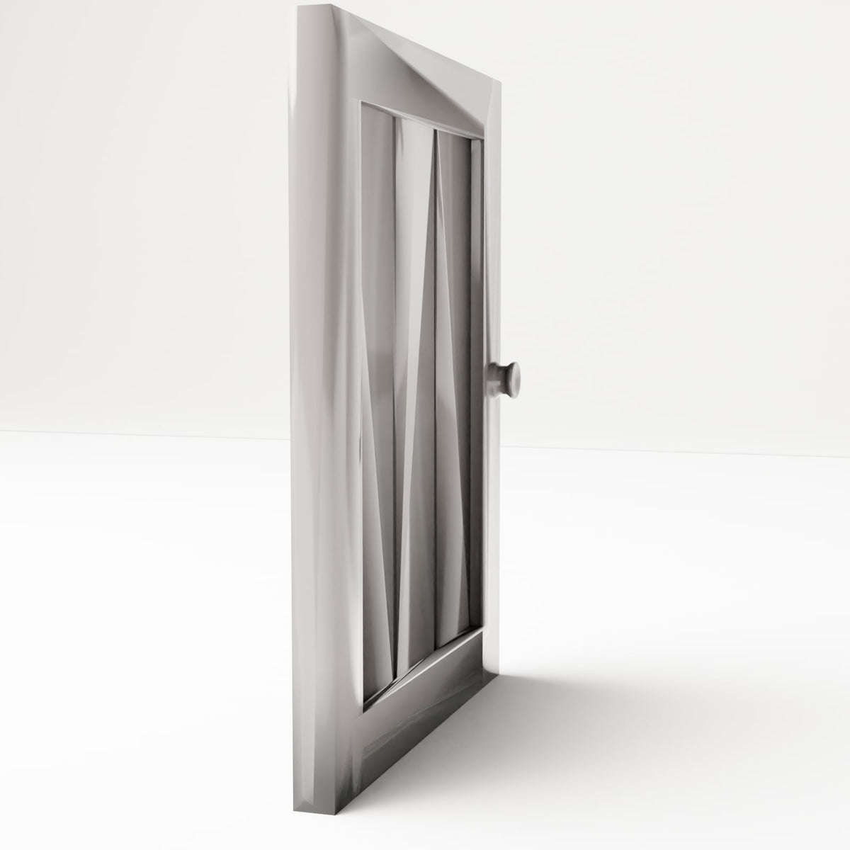 MyPortal 157 0 : Meuble de diorama : grande porte de placard de cuisine avec bouton (Réf. 157D)