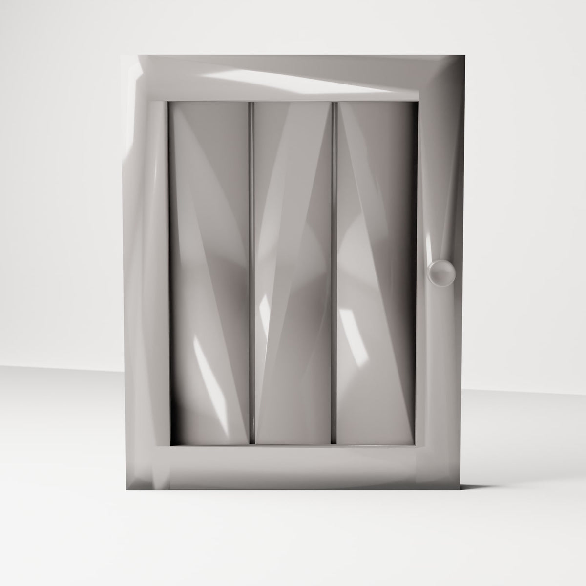 MyPortal 157 2: Diorama Möbel: Hohe Küchenschranktür mit Knauf (Ref. 157D)