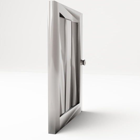 MyPortal 158 0 : Meuble de diorama : porte d’armoire haute avec bouton (Réf. 158D)