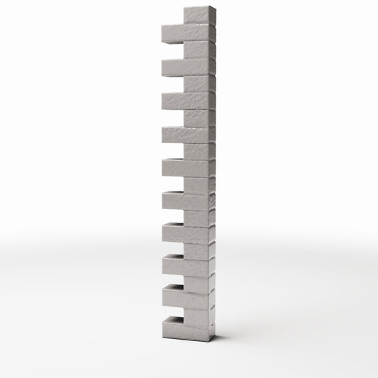 Photo produit pour diorama et modélisme 0 : Détail de bâtiment pour diorama : section de mur en briques (Ref. 1622D)