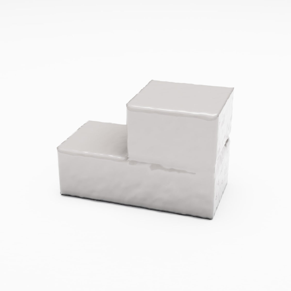 Photo produit pour diorama et modélisme 0 : Détail de bâtiment pour diorama : section de mur en gradins (Ref. 1639D)