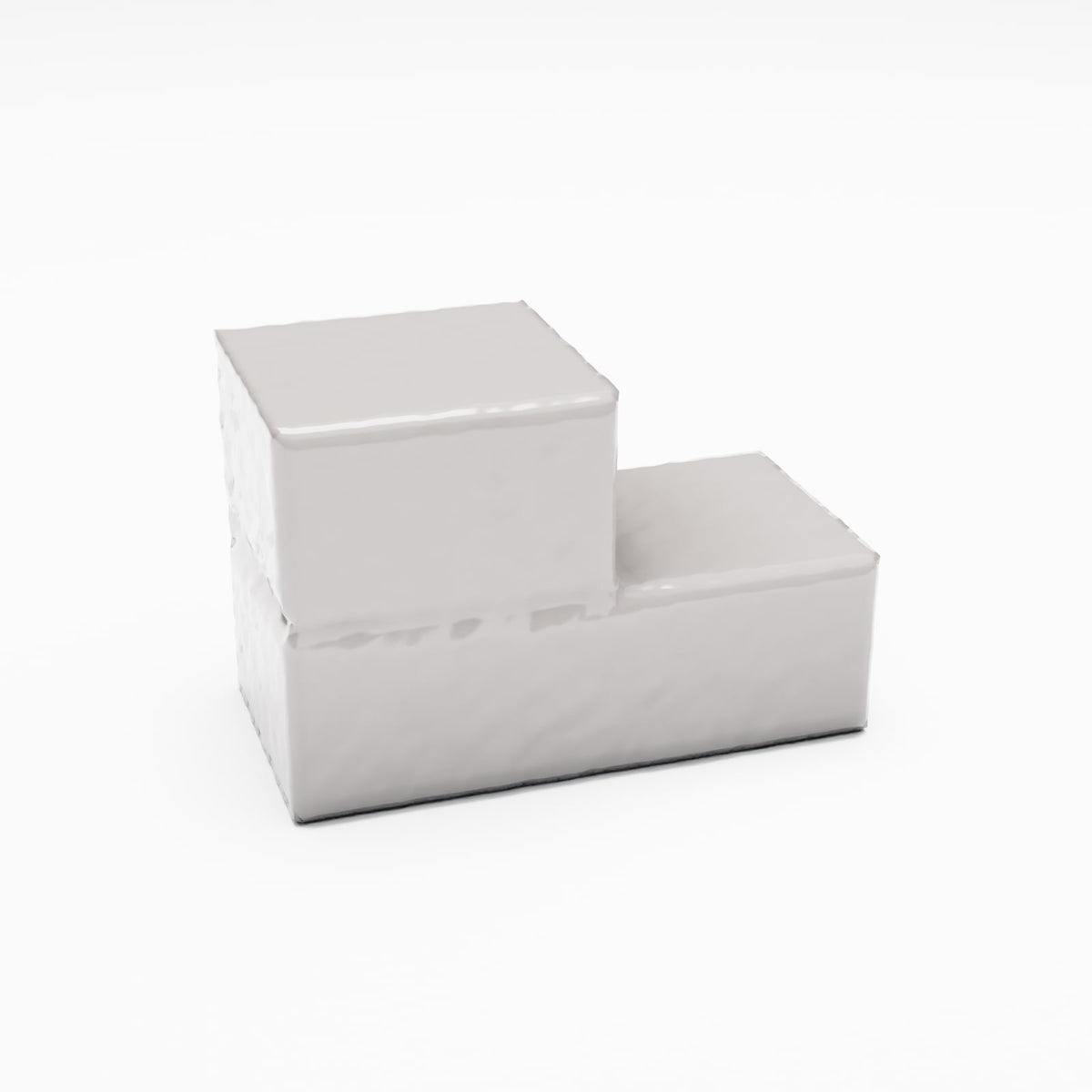 Photo produit pour diorama et modélisme 3 : Détail de bâtiment pour diorama : section de mur en gradins (Ref. 1639D)
