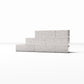 Photo produit pour diorama et modélisme 0 : Architecture de diorama : section de mur en briques à gradins (Ref. 1642D)