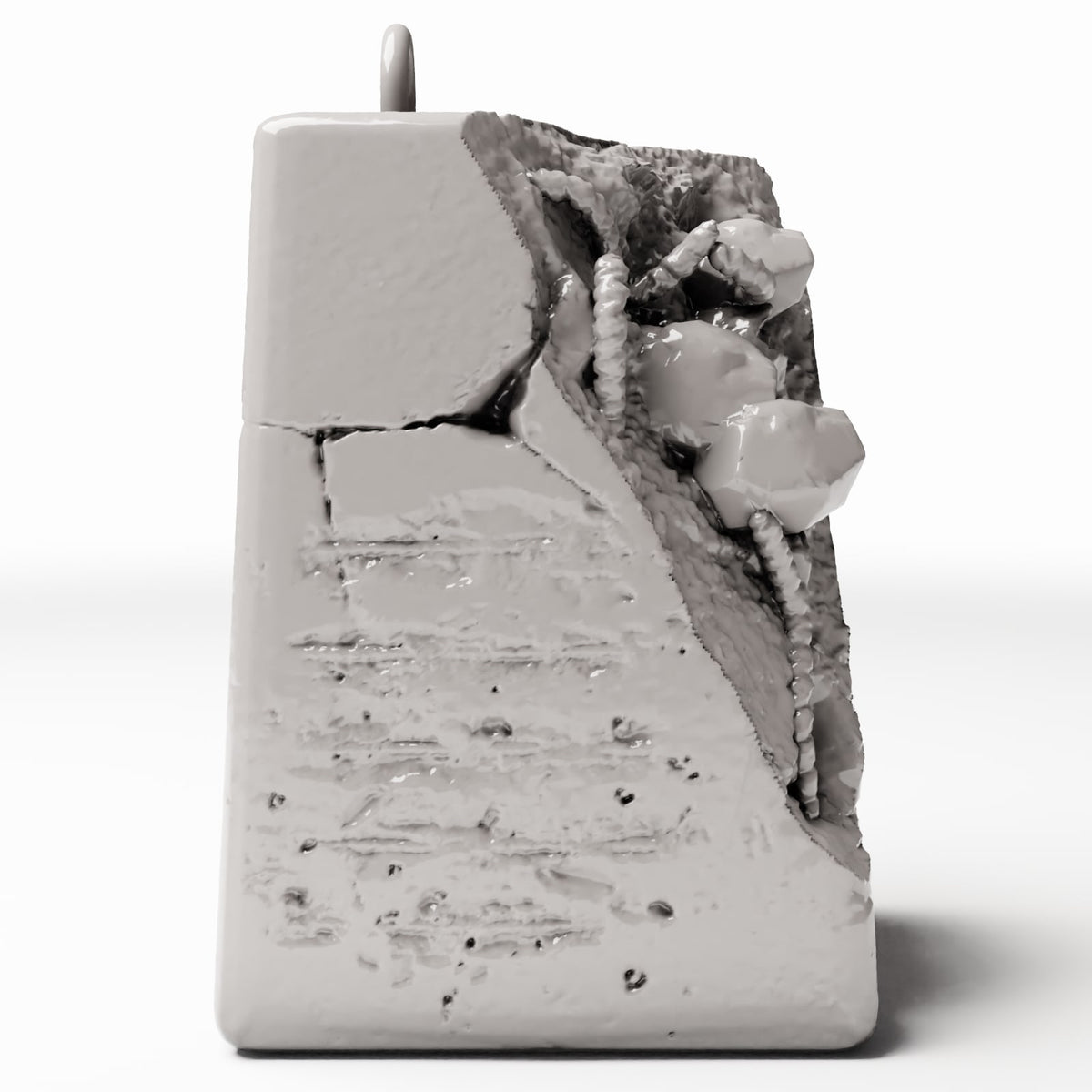 Diorama Modellbau Produktfoto 2: Diorama Militär: Betonbarriere mit Hebegriff (Ref. 1660D)