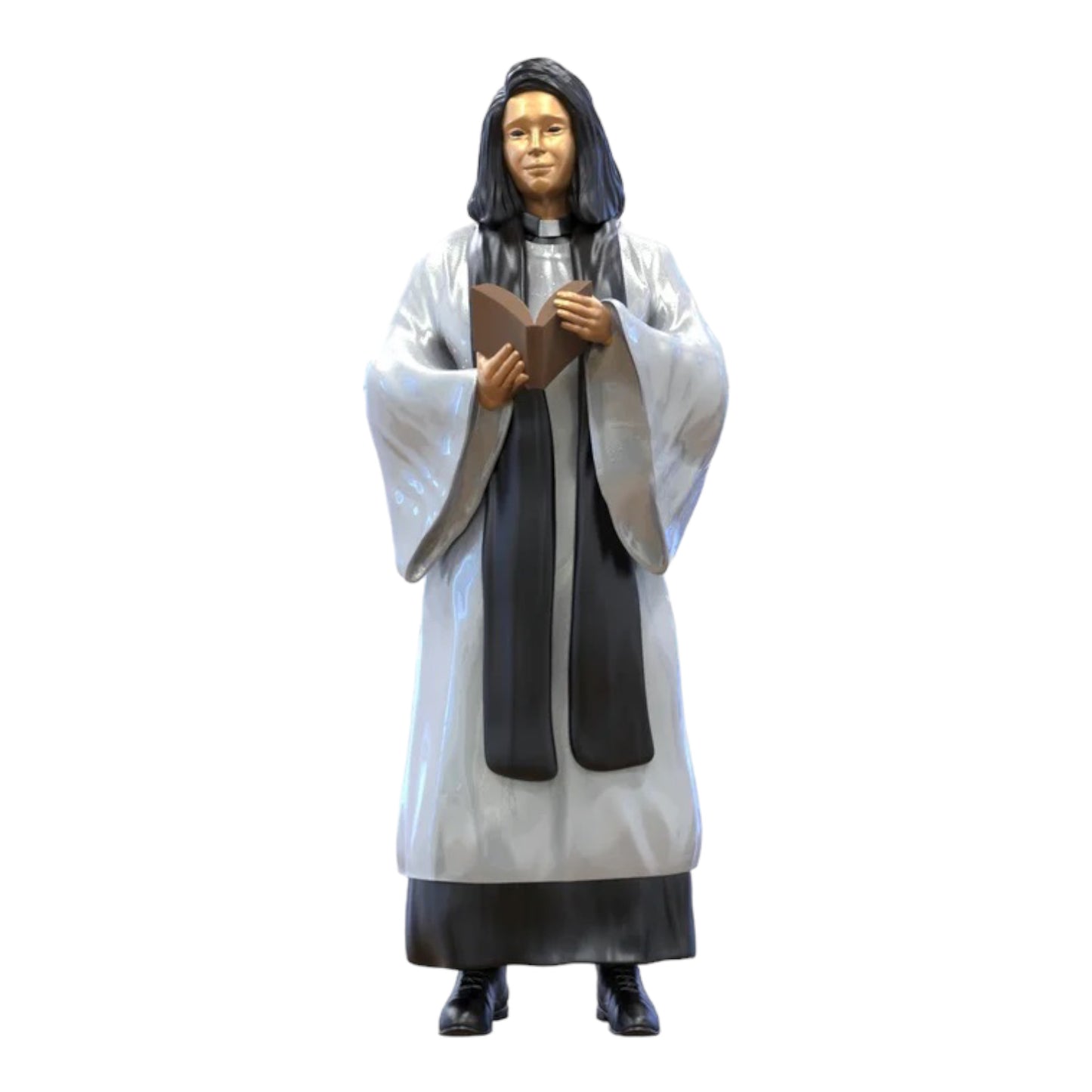 Photo du produit Diorama et modélisme Figurine miniature : Clergé : Pasteur / Prêtresse avec Bible lors de la messe
