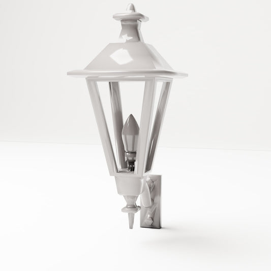 MyPortal 172 0 : détails de scène de diorama : lampe murale extérieure classique sans verre (réf. 172D)