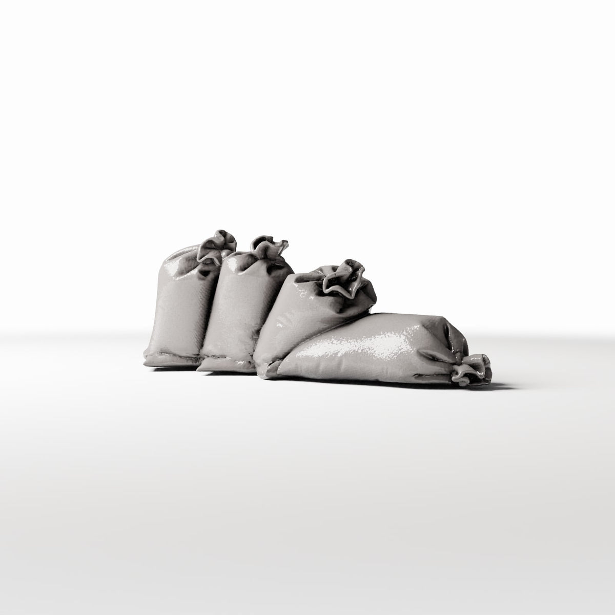 Photo produit pour diorama et modélisme 0 : Accessoires de diorama : sacs de céréales miniatures (Ref. 1750D)