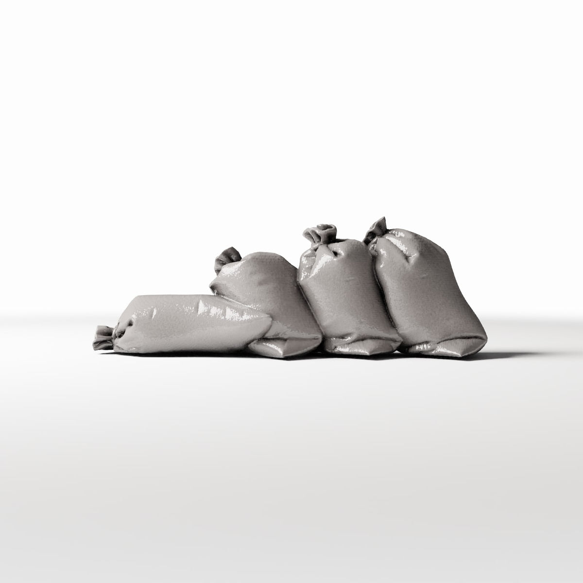 Photo produit pour diorama et modélisme 3 : Accessoires de diorama : sacs de céréales miniatures (Ref. 1750D)