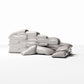 Photo produit pour diorama et modélisme 0 : Diorama militaire : barricade de sacs de sable en position défensive (Ref. 1781D)