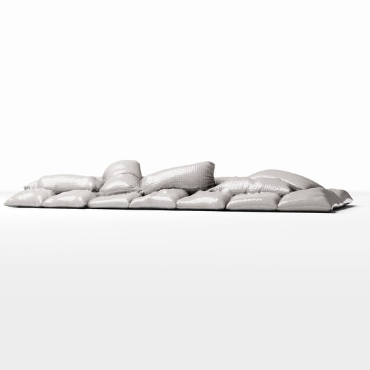 Photo produit pour diorama et modélisme 0 : Diorama militaire : barricade de sacs de sable pour position défensive (Ref. 1788D)
