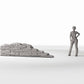 Diorama Modellbau Produktfoto 1: Diorama Militär: Sandsackstellung als Verteidigungsstellung (Ref. 1790D)