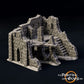 Photo produit Tabletop 28mm The Printing Goes Ever On (TPGEO) 0 : Ruine E - Débris d'une ville médiévale - Maison détruite