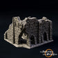 Photo produit Tabletop 28mm The Printing Goes Ever On (TPGEO) 0 : Ruine E - Débris d'une ville médiévale - Maison détruite