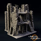 Photo produit Tabletop 28mm The Printing Goes Ever On (TPGEO) 0 : Ruine E - Débris d'une ville médiévale - Maison détruite