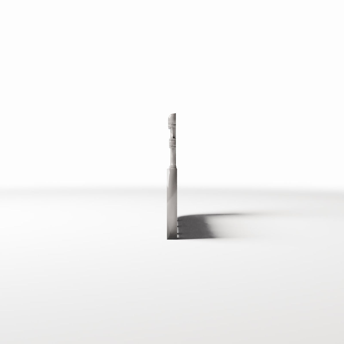 Photo produit pour diorama et modélisme 2 : Détail de bâtiment pour diorama : câble mural avec boîte de raccordement (Ref. 1800D)