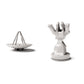 Photo produit pour diorama et modélisme 0 : Diorama militaire : antenne parabolique avec socle articulé – Accessoire de diorama militaire (Ref. 1909D)
