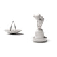 Photo produit pour diorama et modélisme 2 : Diorama militaire : antenne parabolique avec socle articulé – Accessoire de diorama militaire (Ref. 1909D)