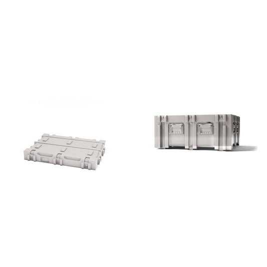 Photo produit pour diorama et modélisme 0 : Stockage de diorama : caisse de transport militaire miniature (Ref. 1913D)