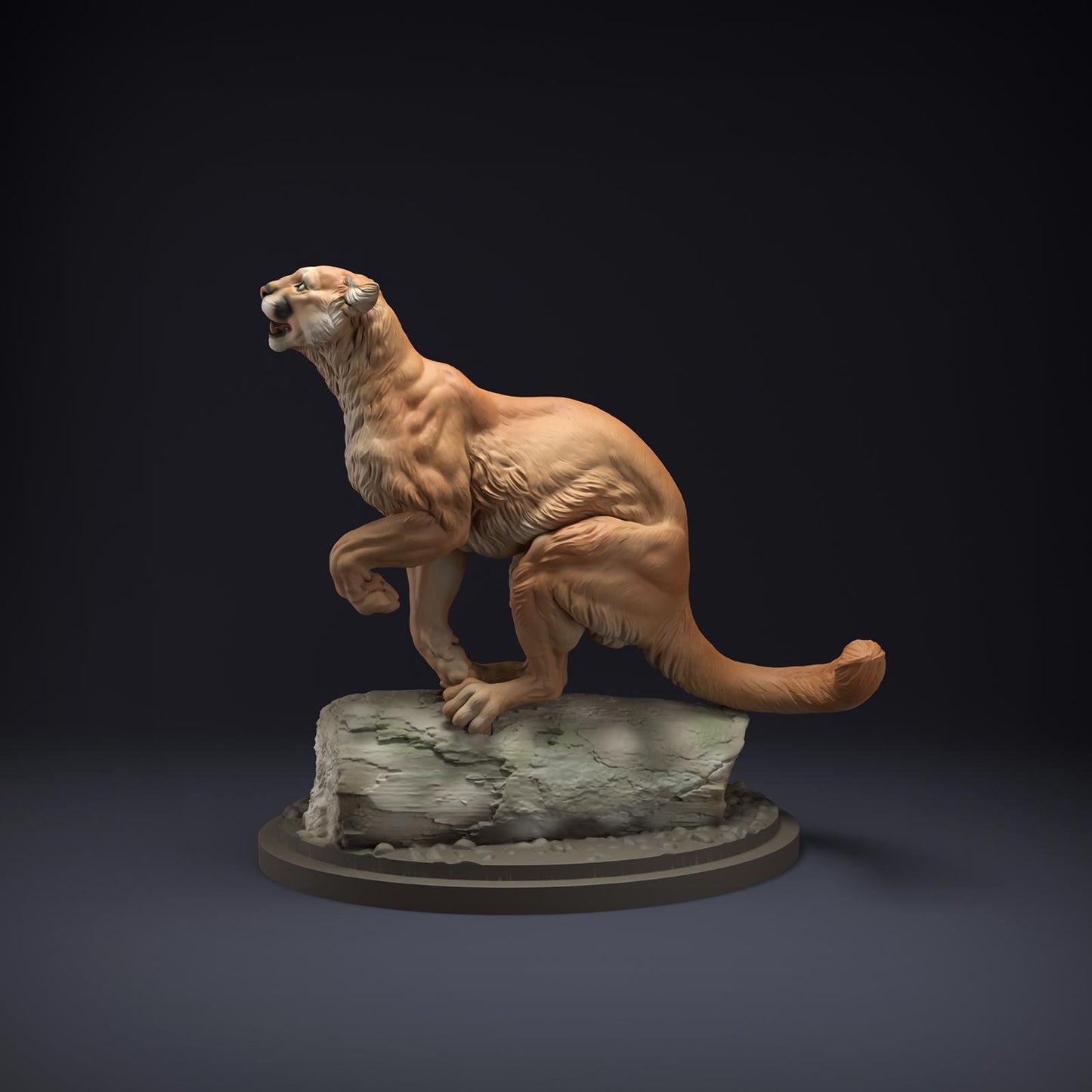 Photo de produit Figurine animale Diorama, Modélisme : 0 : Figurine de faune : Lion des montagnes – Puma (Réf 01_01_83)