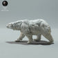 Produktfoto Tier Figur Diorama, Modellbau: 0: Wildtier Figur: gehender Eisbär – Polar Bear (Ref 01_01_24)