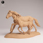 Photo de produit Figurine animale Diorama, Modélisme : 0 : Figurines d'animaux sauvages : jument mustang au galop et son poulain – chevaux (Réf 25_09_05)