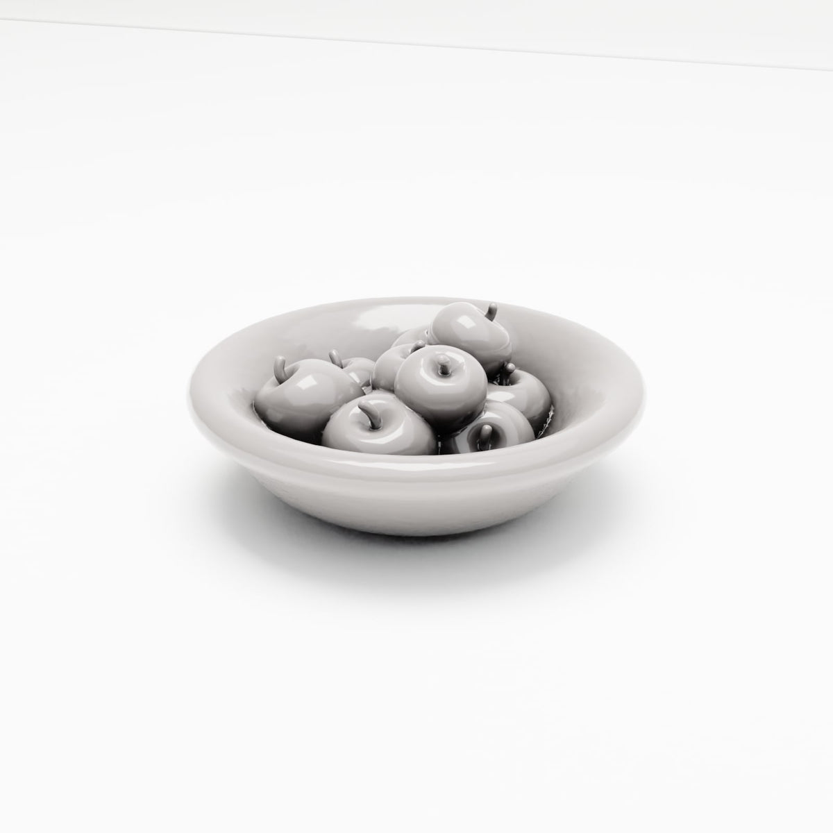 MyPortal 204 0 : Diorama cuisine & table : coupe à fruits avec pommes (réf. 204D)