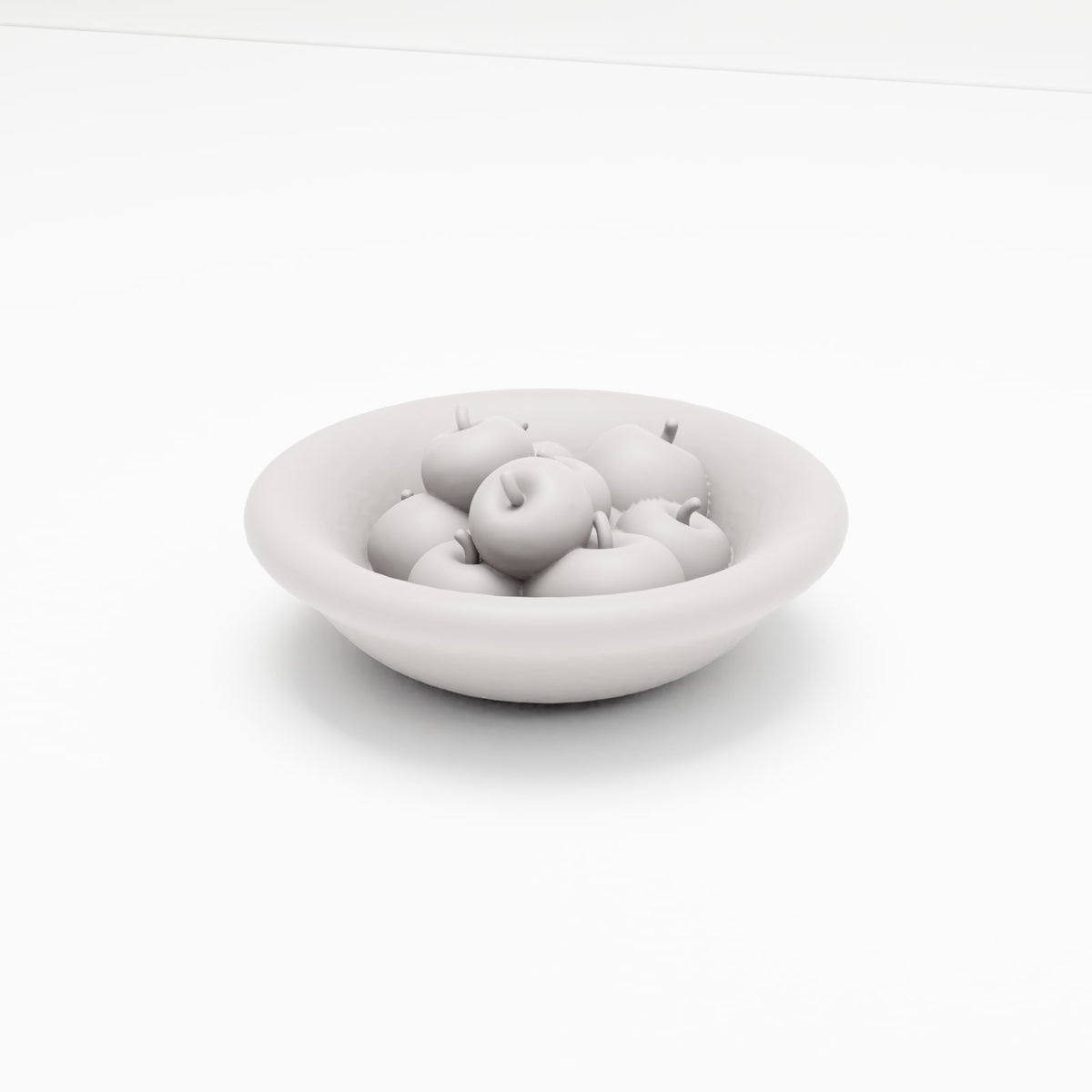 MyPortal 204 3 : Diorama cuisine et table : coupe de fruits avec pommes (Ref. 204D)