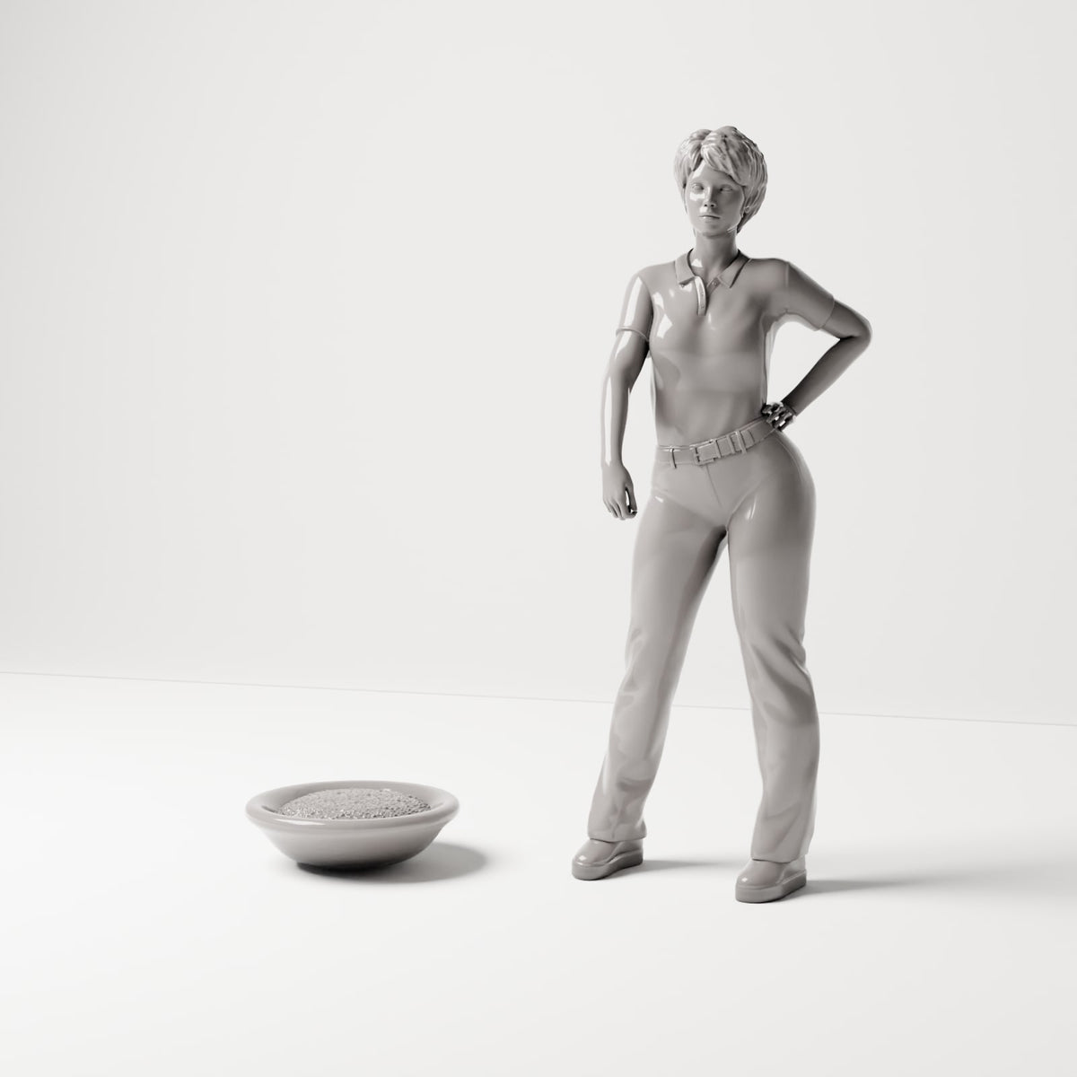 MyPortal 205 1 : Diorama cuisine : bol à céréales en céramique (Réf. 205D)