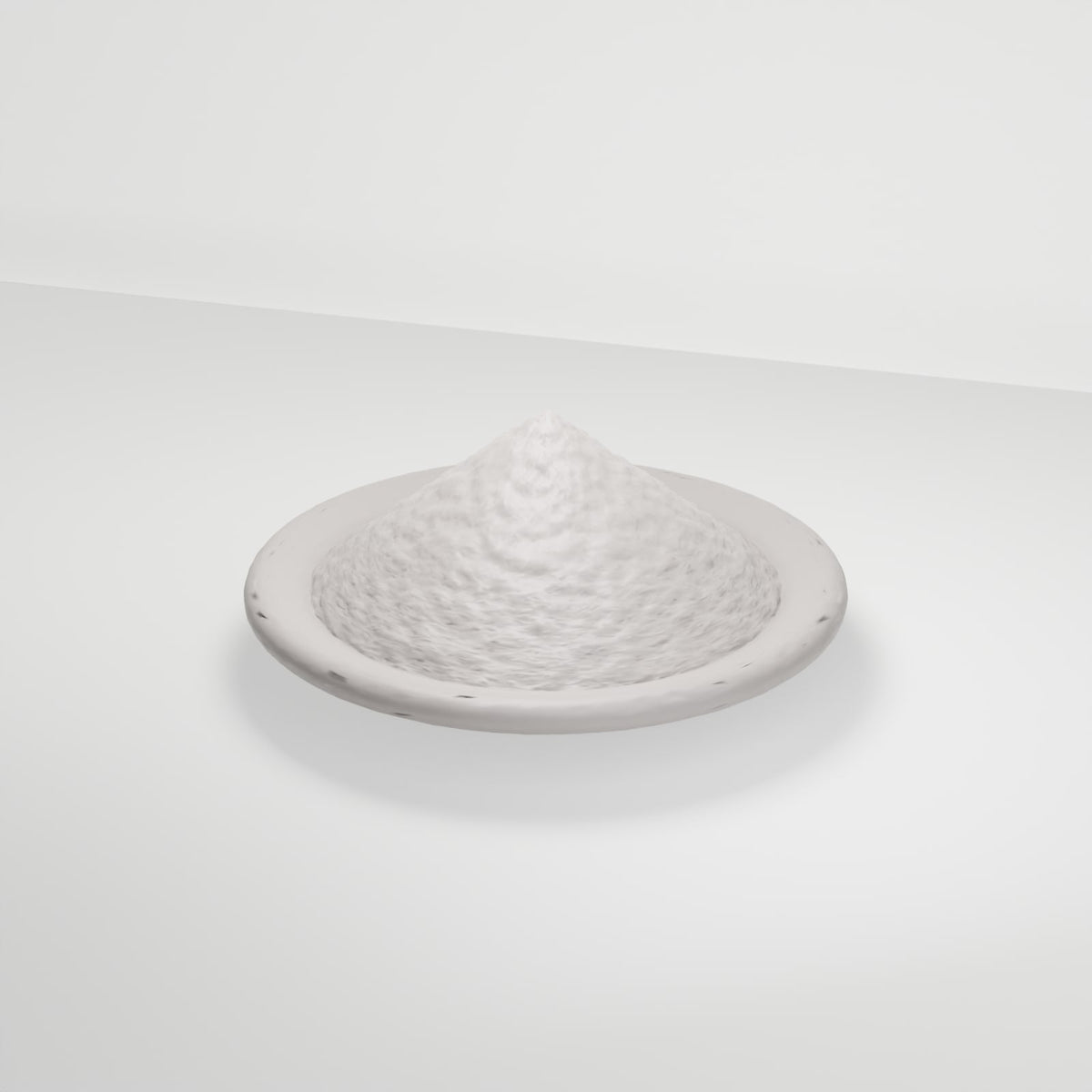 Diorama Modellbau Produktfoto 2: Diorama Küche: Keramikteller mit Getreide (Ref. 210D)