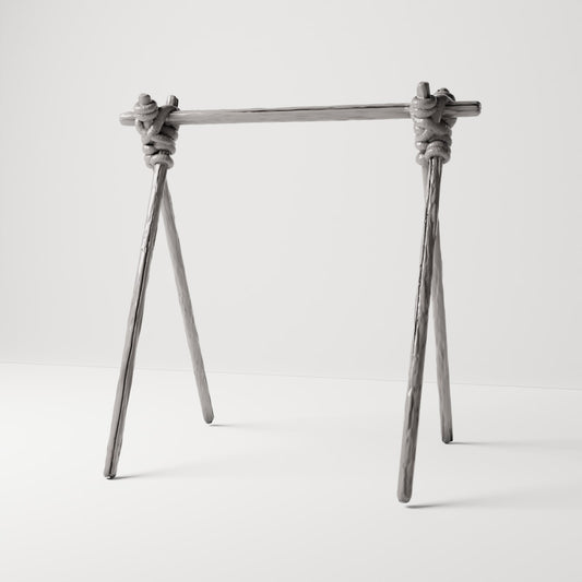 MyPortal 221 0 : Diorama Outils et artisanat : support de séchage du cuir (réf. 221D)