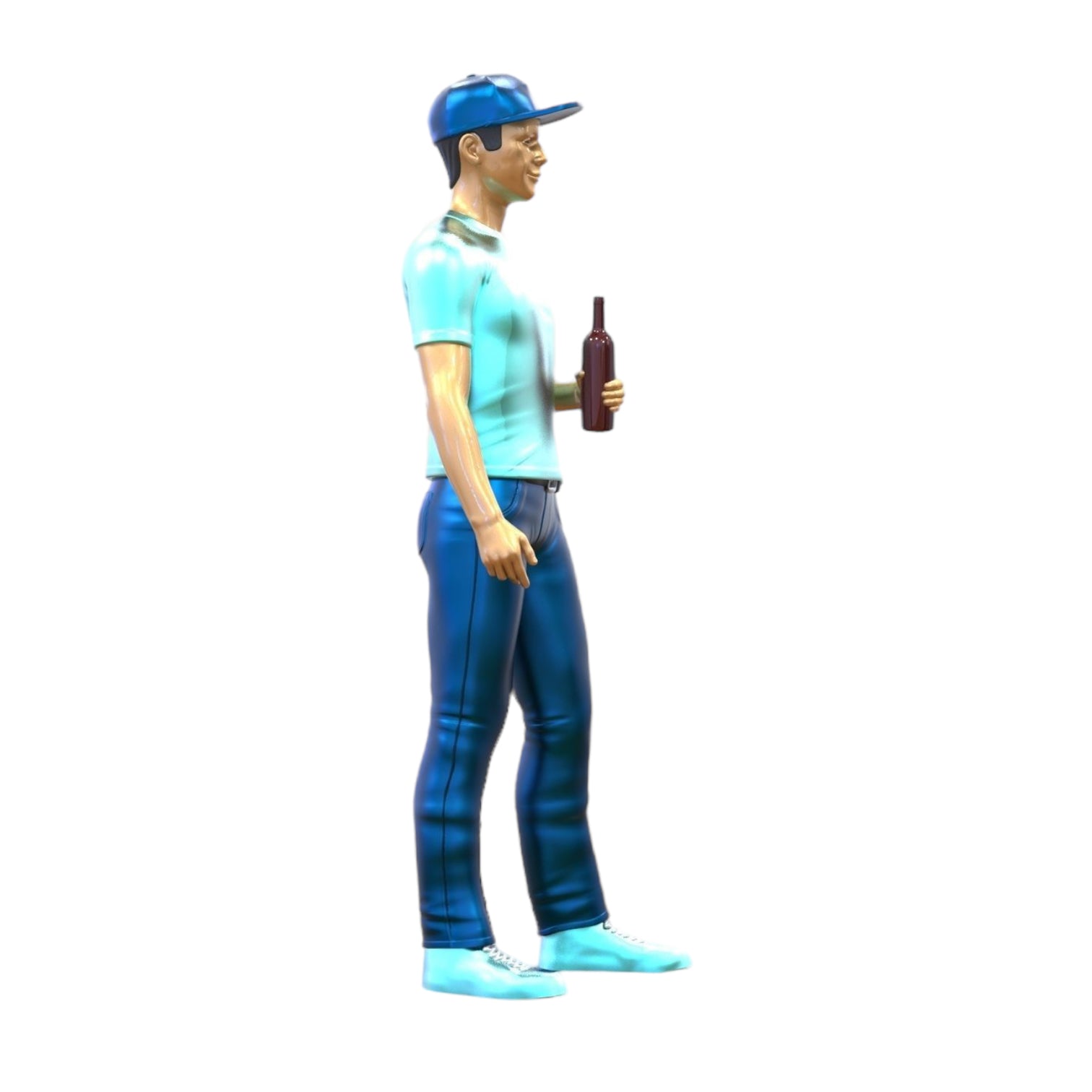 Photo du produit 0 : Homme avec une bière