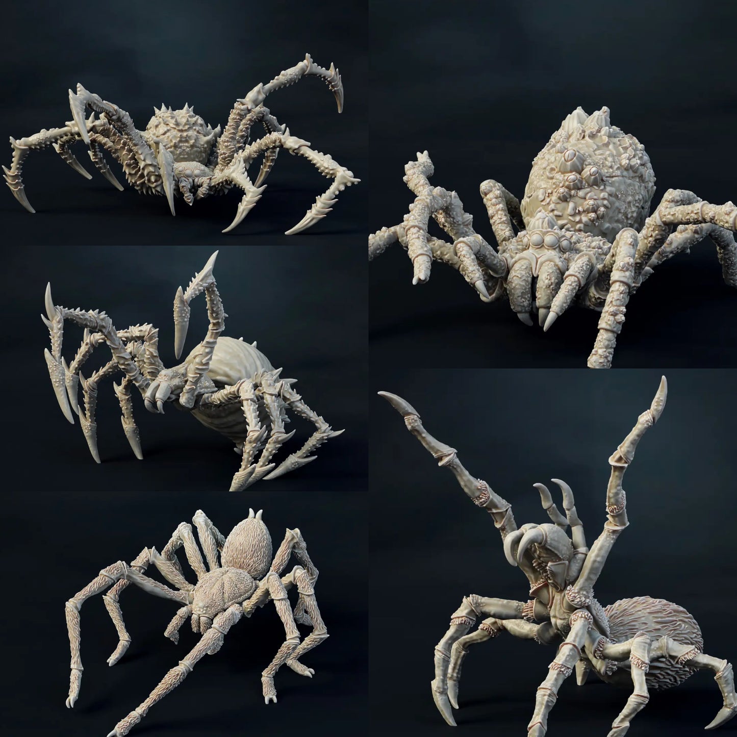 Photo du produit Tabletop 28mm The Printing Goes Ever On (TPGEO) 0: Monstre araignée : créatures d'araignées des cavernes